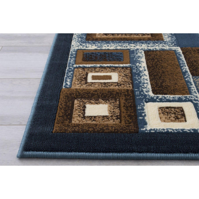 Persian Weavers Rugs Rectangle Gallery-20 6'x9' Rug - Aqua-Blue IMAGE 3