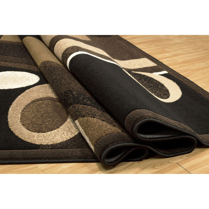 Persian Weavers Rugs Rectangle Gallery-21 (Black) 6'x9' IMAGE 2