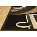 Persian Weavers Rugs Rectangle Gallery-21 (Black) 6'x9' IMAGE 3