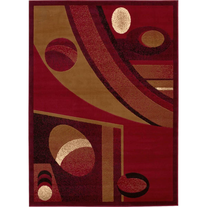 Persian Weavers Rugs Rectangle Gallery-21 (Red) 6'x9' IMAGE 1