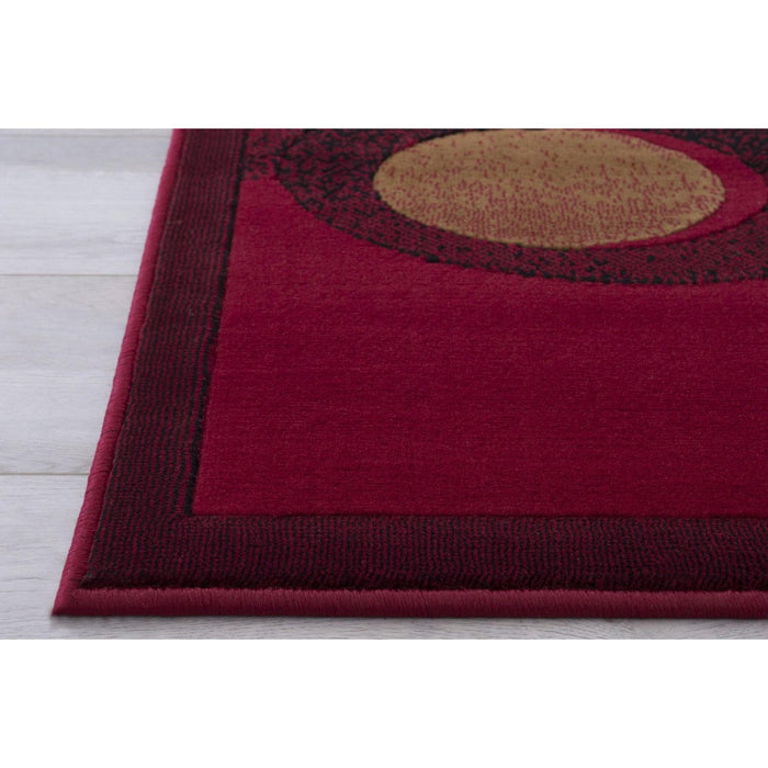 Persian Weavers Rugs Rectangle Gallery-21 (Red) 6'x9' IMAGE 3