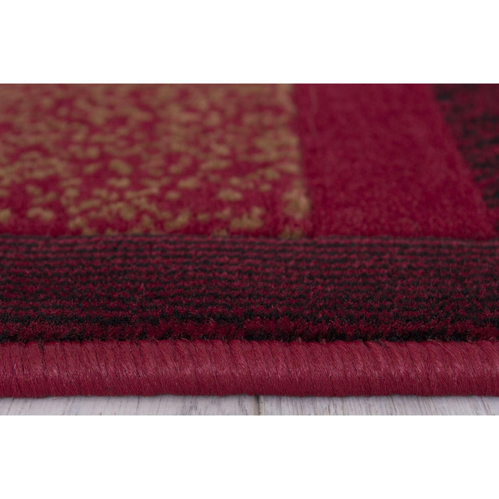 Persian Weavers Rugs Rectangle Gallery-21 (Red) 6'x9' IMAGE 4