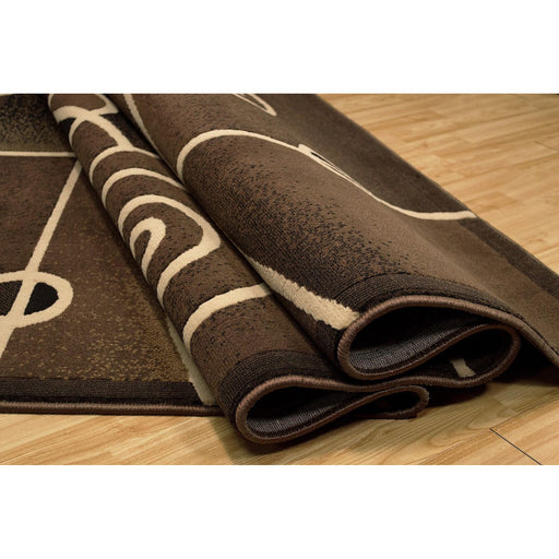 Persian Weavers Rugs Rectangle Gallery-22 (Chocolate) 6'x9' IMAGE 2