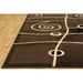 Persian Weavers Rugs Rectangle Gallery-22 (Chocolate) 6'x9' IMAGE 3