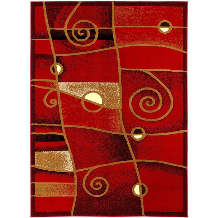 Persian Weavers Rugs Rectangle Gallery-22 (Red) 6'x9' IMAGE 1