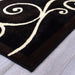 Persian Weavers Rugs Rectangle Gallery-23 6'x9' Rug - Black IMAGE 2