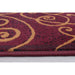 Persian Weavers Rugs Rectangle Gallery-23 6'x9' Rug - Burgundy IMAGE 4