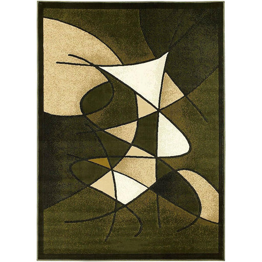 Persian Weavers Rugs Rectangle Gallery-24 6'x9' Rug - S-Green IMAGE 1