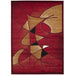 Persian Weavers Rugs Rectangle Gallery-24 6'x9' Rug - Red IMAGE 1