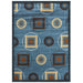 Persian Weavers Rugs Rectangle Gallery-25 (Aqua-Blue) 6'x9' IMAGE 1