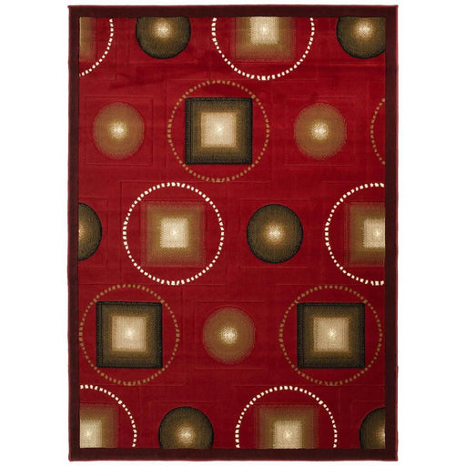 Persian Weavers Rugs Rectangle Gallery-25 (Red) 6'x9' IMAGE 1