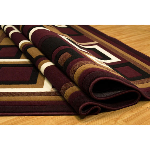 Persian Weavers Rugs Rectangle Gallery-26 6'x9' Rug - Burgundy IMAGE 2