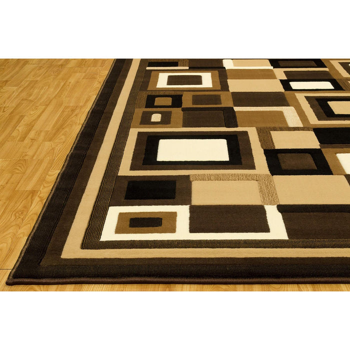 Persian Weavers Rugs Rectangle Gallery-26 6'x9' Rug - Chocolate IMAGE 3