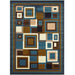 Persian Weavers Rugs Rectangle Gallery-26 6'x9' Rug - Aqua-Blue IMAGE 1