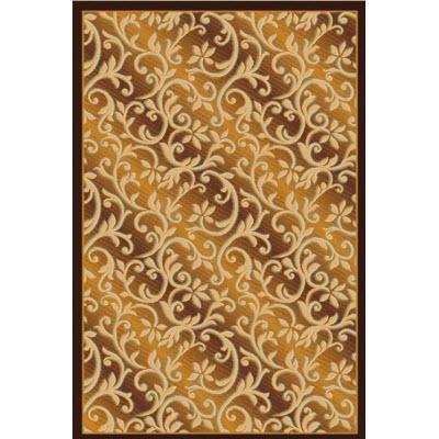 Persian Weavers Rugs Rectangle Gallery-27 6'x9' Rug - Chocolate IMAGE 1