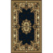 Persian Weavers Rugs Rectangle Kingdom D-120 (Black) 6'x9' IMAGE 1