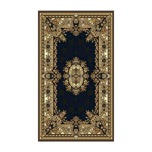 Persian Weavers Rugs Rectangle Kingdom D-120 (Black) 6'x9' IMAGE 2