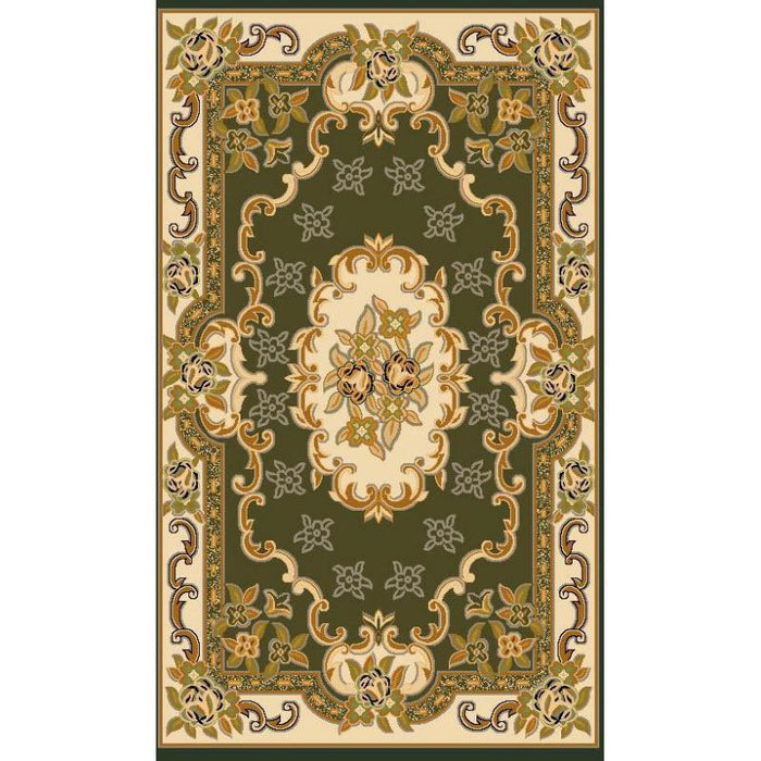 Persian Weavers Rugs Rectangle Kingdom D-121 (S-Green) 6'x9' IMAGE 1