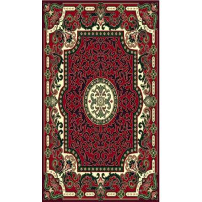 Persian Weavers Rugs Rectangle Kingdom D-123 (Burgundy) 6'x9' IMAGE 1