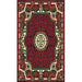 Persian Weavers Rugs Rectangle Kingdom D-123 (Burgundy) 6'x9' IMAGE 1