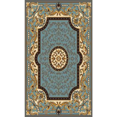 Persian Weavers Rugs Rectangle Kingdom D-123 (L-Blue) 6'x9' IMAGE 1