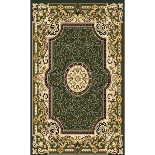 Persian Weavers Rugs Rectangle Kingdom D-123 (S-Green) 6'x9' IMAGE 1