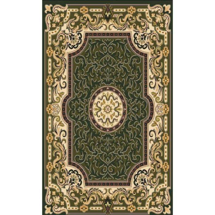 Persian Weavers Rugs Rectangle Kingdom D-123 (S-Green) 6'x9' IMAGE 1