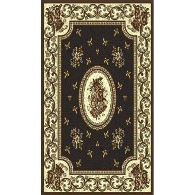 Persian Weavers Rugs Rectangle Kingdom D-124 (Black) 6'x9' IMAGE 1