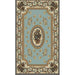 Persian Weavers Rugs Rectangle Kingdom D-124 (L-Blue) 6'x9' IMAGE 1