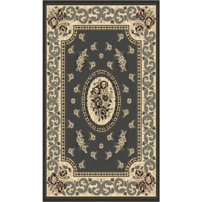 Persian Weavers Rugs Rectangle Kingdom D-124 (Grey) 6'x9' IMAGE 1