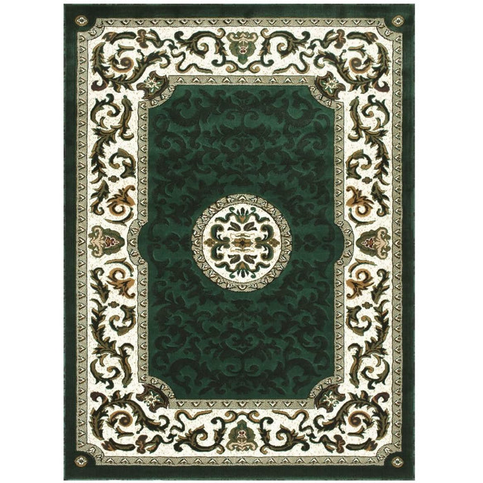 Persian Weavers Rugs Rectangle Kingdom D-128 (H-Green) 6'x9' IMAGE 1