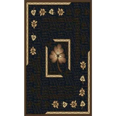 Persian Weavers Rugs Rectangle Kingdom D-132 (Black) 6'x9' IMAGE 1