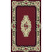 Persian Weavers Rugs Rectangle Kingdom D-136 (Burgundy) 6'x9' IMAGE 1