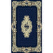 Persian Weavers Rugs Rectangle Kingdom D-136 (Navy-Blue) 6'x9' IMAGE 1