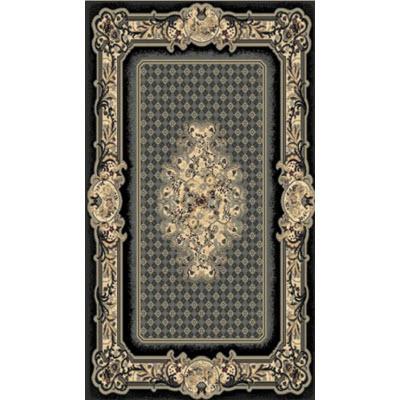 Persian Weavers Rugs Rectangle Kingdom D-136 (Grey) 6'x9' IMAGE 1