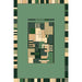 Persian Weavers Rugs Rectangle Kingdom D-140 (L-Green) 6'x9' IMAGE 1