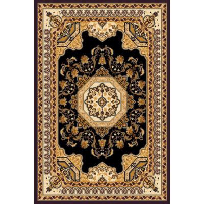 Persian Weavers Rugs Rectangle Kingdom D-141 (Black) 6'x9' IMAGE 1