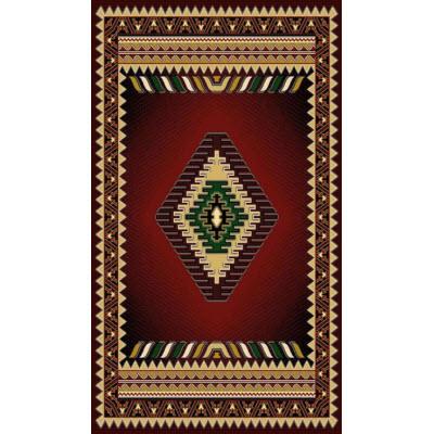 Persian Weavers Rugs Rectangle Kingdom D-143 (Burgundy) 6'x9' IMAGE 1