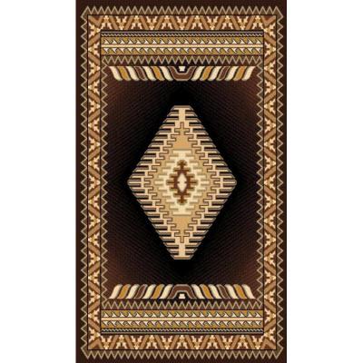 Persian Weavers Rugs Rectangle Kingdom D-143 (Black) 6'x9' IMAGE 1