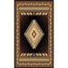 Persian Weavers Rugs Rectangle Kingdom D-143 (Black) 6'x9' IMAGE 1