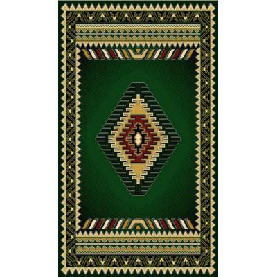 Persian Weavers Rugs Rectangle Kingdom D-143 (Hunter) 6'x9' IMAGE 1