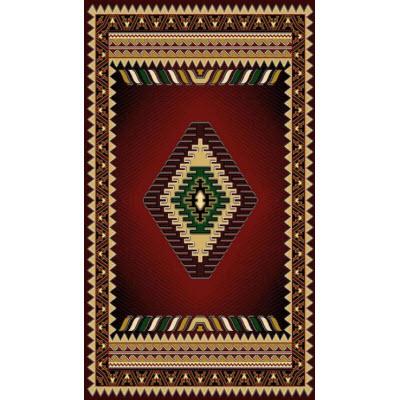 Persian Weavers Rugs Rectangle Kingdom D-143 (Red) 6'x9' IMAGE 1