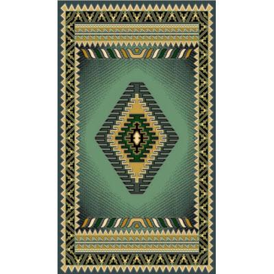 Persian Weavers Rugs Rectangle Kingdom D-143 (L-Green) 6'x9' IMAGE 1