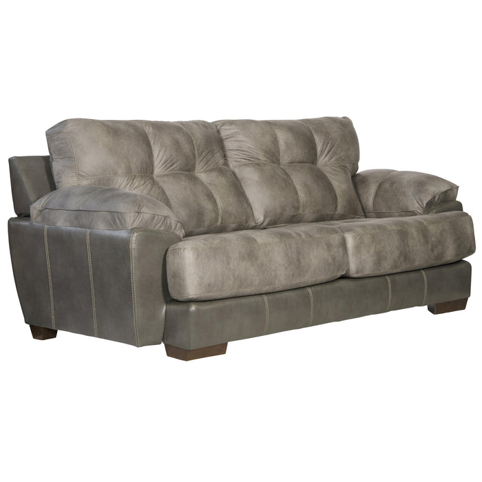 Jackson Furniture Drummond Stationary Leather Look Fabric Sofa 4296-03 1152-18/1300-28 IMAGE 1