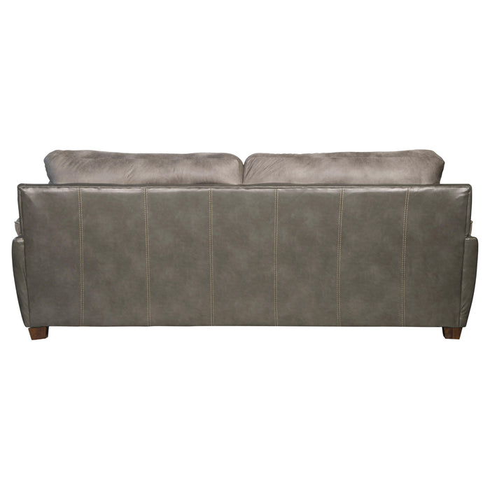 Jackson Furniture Drummond Stationary Leather Look Fabric Sofa 4296-03 1152-18/1300-28 IMAGE 2