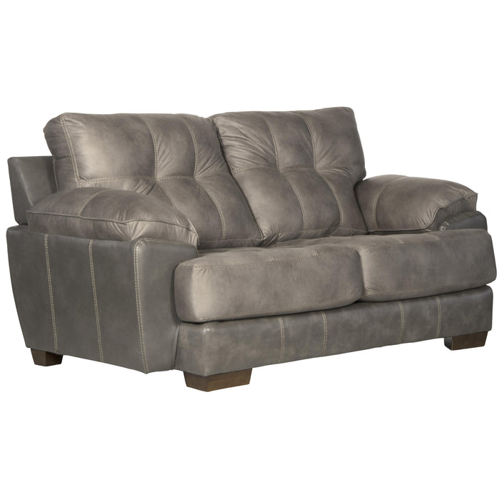 Jackson Furniture Drummond Stationary Leather Look Fabric Loveseat 4296-02 1152-18/1300-28 IMAGE 1