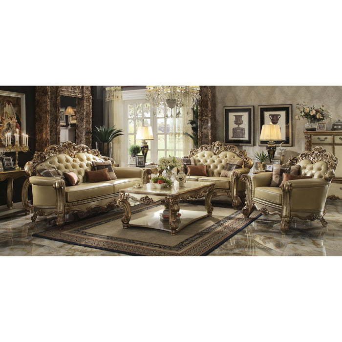 Acme Furniture Vendome Stationary Polyurethane Sofa 53000 IMAGE 2