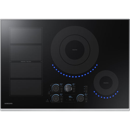 Samsung 30-inch Built-in Induction Cooktop with Virtual Flame Technology™ NZ30K7880US/AA IMAGE 1