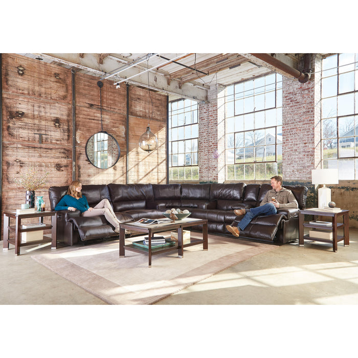 Catnapper Wembley Power Reclining Leather Sofa 64581 1283-09/3083-09 IMAGE 4