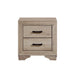 Homelegance Lonan 2-Drawer Nightstand 1955-4 IMAGE 1